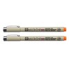 Micron Pen, Waterproof/Fade Resistant, 0.20mm Point, Orange