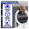4PCS Car Mini Hooks - Multifunctional Self-Adhesive Backseat Hangers Vehicle