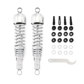 Performance Shocks - Chrome - Eye/Eye - 365mm / 14 3/8" - Fits Yamaha TT500 76'-81' XT500 76'-81
