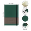TUNJILOOL Notebook A7, Dotted Journal 2 Piece Notebook Set, 192