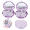 SAFIGLE 3 Sets Travel Contacts Lens Case with Shaped Holder