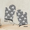 Mingnei Pug Dog Oven Mitts and Pot Holders Sets, Pug