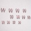 SINHOT Stiletto Press on Nails Long - Zebra Stripes Fake