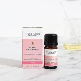 Tisserand Rose Absolute Ethically Harvested Pure Essential Oil 2ml