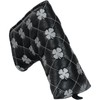 Golf Blade Putter Club Head Cover Pingtype Magnetic Black PU