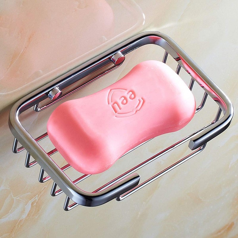 ThinkTop Soap Dish for Shower Solid Brass Chrome Finished Bathroom