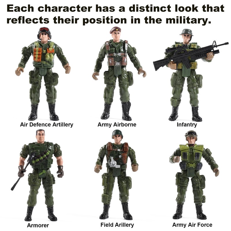 US Army Men and SWAT Team Toy Soldiers Action Figures