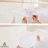 Importeek 20 Ganchos Ropa Alambre Acero Inoxidable Forrado Tintoreria