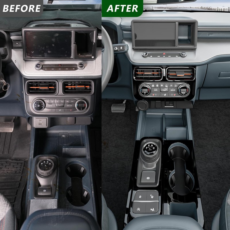 xipoqix Center Console Trim Compatible with 22-25 Ford Maverick Air