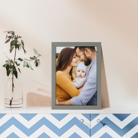 WIFTREY Grey 5x7 Picture Frame Set of 18, 5 x 7 Photo Frames Bulk for Wall Hanging or Tabletop Display