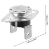TEHAUX 2sets Replacement Thermostat Fuse for Dryers Home Appliance Thermostat
