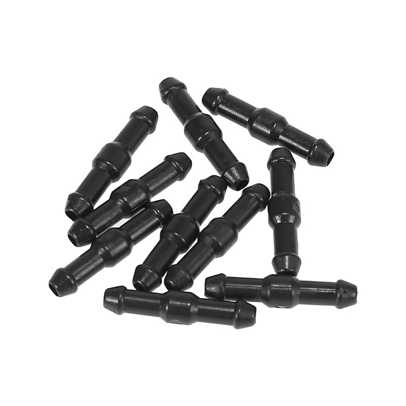 X AUTOHAUX Windshield Washer Hose Connector I Shape Plastic 2-Way