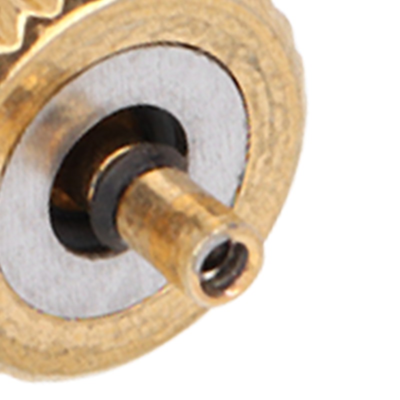 5 Pcs Professional Watch Crown Parts Gold Steel Wrist Watch