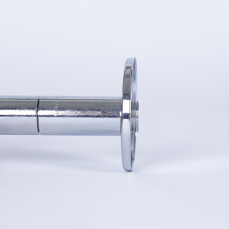 Screw rosette rosette for wall fittings, wall arm, inlet arm