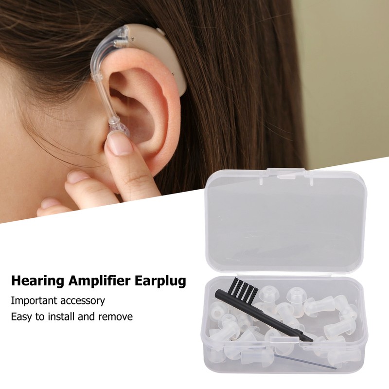 Hearing Amplifier Dome Ear Tip Earplug Set Hearing Amplifier Cleaning