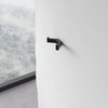 Keuco Double Metal Black Matt Square Bathroom Towel Hook with
