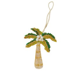 HOHOPEACH Aesthetic Summer Beach Y2k Accessories Backpack Charms 2000s Beaded Bag Charms for Handbag (brown)