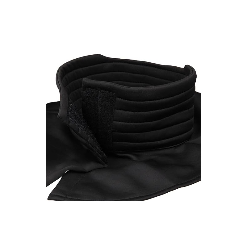 Neck Seal Costume Cosplay Armor Helmet Accessory Ribbed Black Gaiter