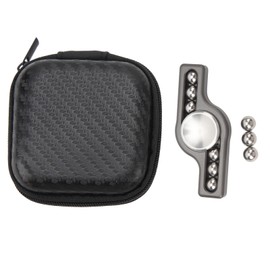 Fingertip Rotation Toy Adult Office ADHD Anxiety Stress Relief Steel Ball High Speed Bearing Rotating Toy Dark Grey