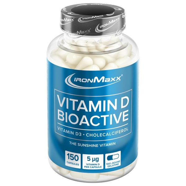 Ironmaxx Vitamin D Bioactive, 150 Capsules, 120 g