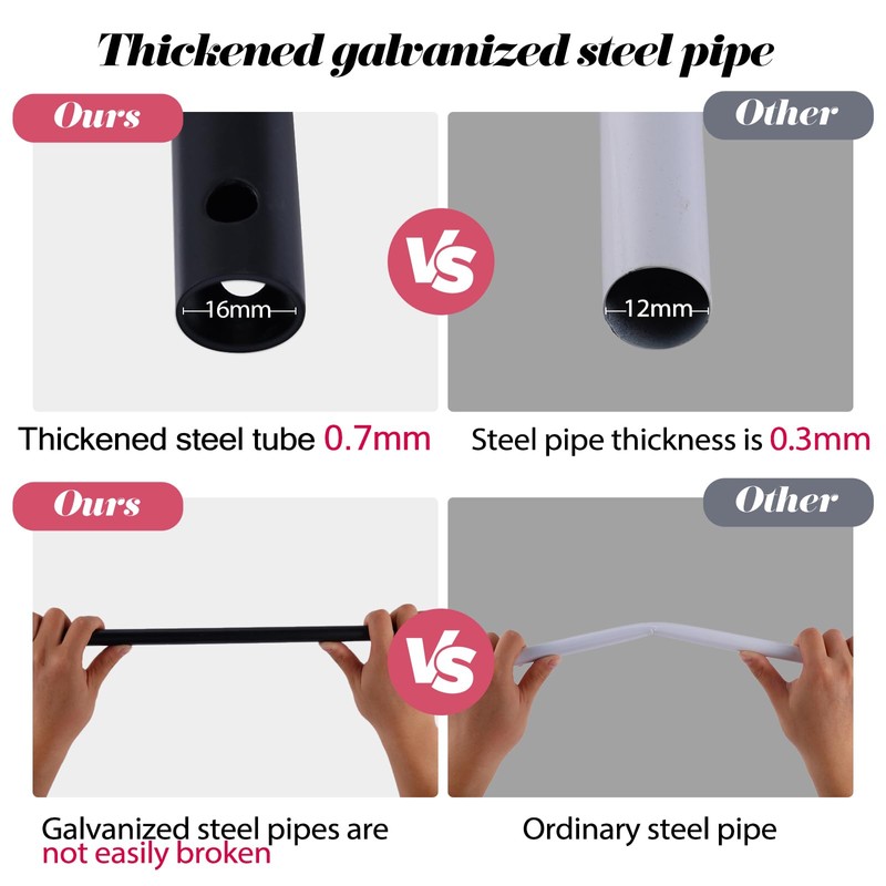 Thickened 0.7mm Tube Garden Arch Trellis, 4.6 * 7.8 or