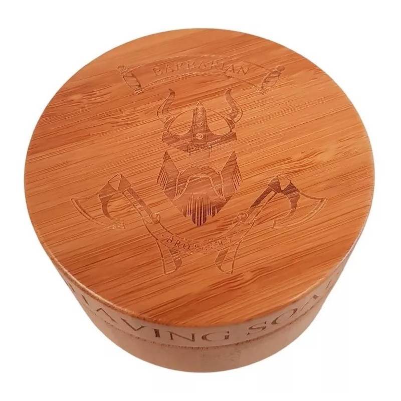 Barbarian Brothers Tazón Jabonero En Madera De Bamboo Para Afeitar