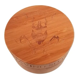 Barbarian Brothers Tazón Jabonero En Madera De Bamboo Para Afeitar