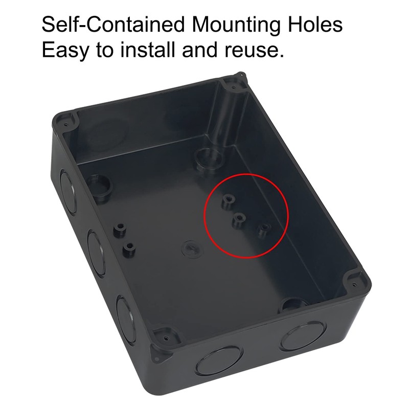 DAMORON Junction Box Waterproof IP65 Surface-Mounted Junction Box for Diameter
