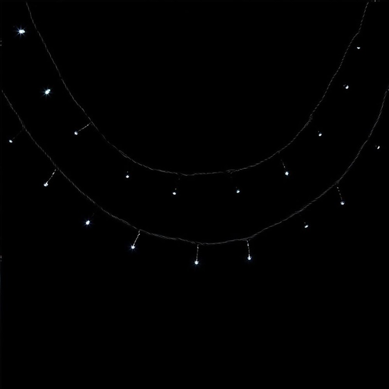 JnDee Safe Voltage 100 Bright LEDs 10M Cool White Christmas