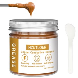 Hzutloer Copper Conductive Grease,100G Anti Arcing Conductive Paste for Automotive,Power Systems,Electronics & Home Appliances - High-Temperature Resistant,Anti-Corrosive