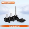 M8 x 20mm Z Type Handle Thumb Screws Plastic Head