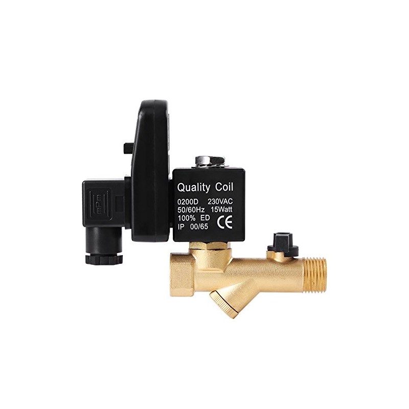 G1/2 DN15 Brass Programmable Automatic Electronic Drain Tap for Air