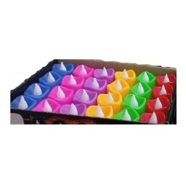 MSD 24 Velas De Color Luz Led Decoración Fiesta Eventos Adornos