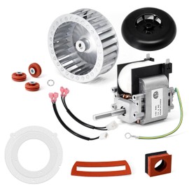 Criditpid 320887-751, 310316-751 Draft Inducer Motor, LA11AA005 Blower Wheel, KA56GR560 Grommet & Gasket Kit Replacement for Carrier, Bryant, Payne and Jakel Furnaces Motor.