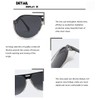 BAODAREN Retro Trendy Aviator Sunglasses for Women Men Large Frame