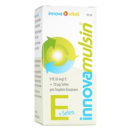 innova Mulsin Vitamin E, Selenium, Emulsion - Active Cell Protection for Beautiful Skin | Premium Quality with Selenium | Germany