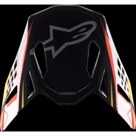 ALPINESTARS S-M10 CARBON META2 VISOR BLACK/YELLOW/O