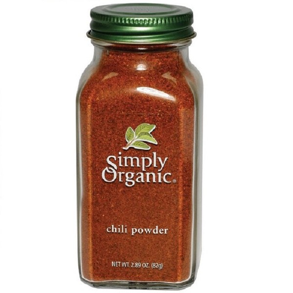 Simply Organic Chilli Powder Large Glass 82g