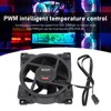 80 Mm Case Fan, 4 Pin PWM Silent Computer Fan,