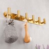 Vanloory Coat Hook Rack, Wall Mounted Coat Rack with 6