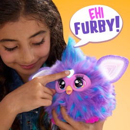 Furby Purple Interactive Plush Toy Italian Version