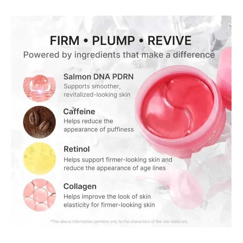 Medicube Pdrn Caffeine Collagen Eye Patch Ojeras Bolsas