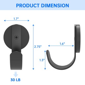 IRONDIY 6 Pack Magnetic Grill Hooks,Outdoor Magnet Hooks for Grills,Grills Magnetic Hooks for Kitchen,Grill Accessories for Hanging Barbecue Tools,Kitchen,Refrigerator