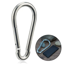Big Carabiner Clip Heavy Duty Spring Snap Hook 6.3 Inch Steel Clip Link M1313x160mm