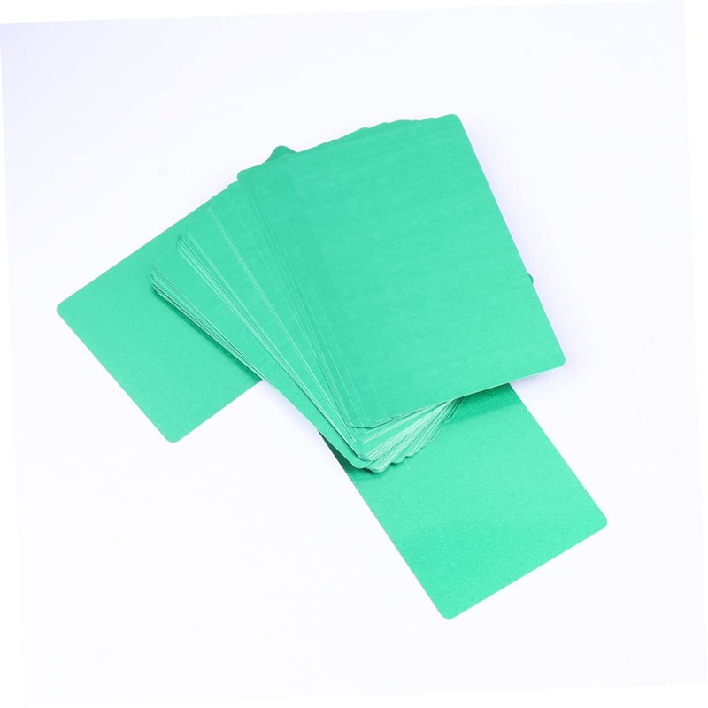 COHEALI 0.2mm Aluminum Business Cards 50pcs Diy Engraver Engraving Blank