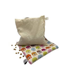 Cherry Stone Cushion with Interchangeable Cushion Cover (19 x 19 cm)