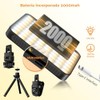 MXNUP 128 LED Luz para Celular, Ring Light con Clips