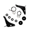Melincars Hood Pin Kit for 2008-2016 Dodge Challenger, Black Steel