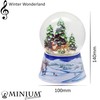 Minium Collection 20111 Snow Globe Christmas Tree Get Sleigh Ride