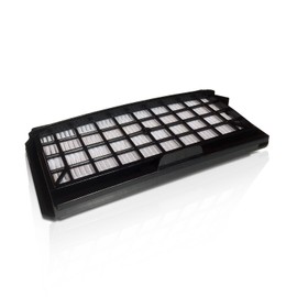 2 x HEPA filter/fine filter/hygiene filter/exhaust filter replacement for the original Bosch BSG71266/11, BGL45 series.
